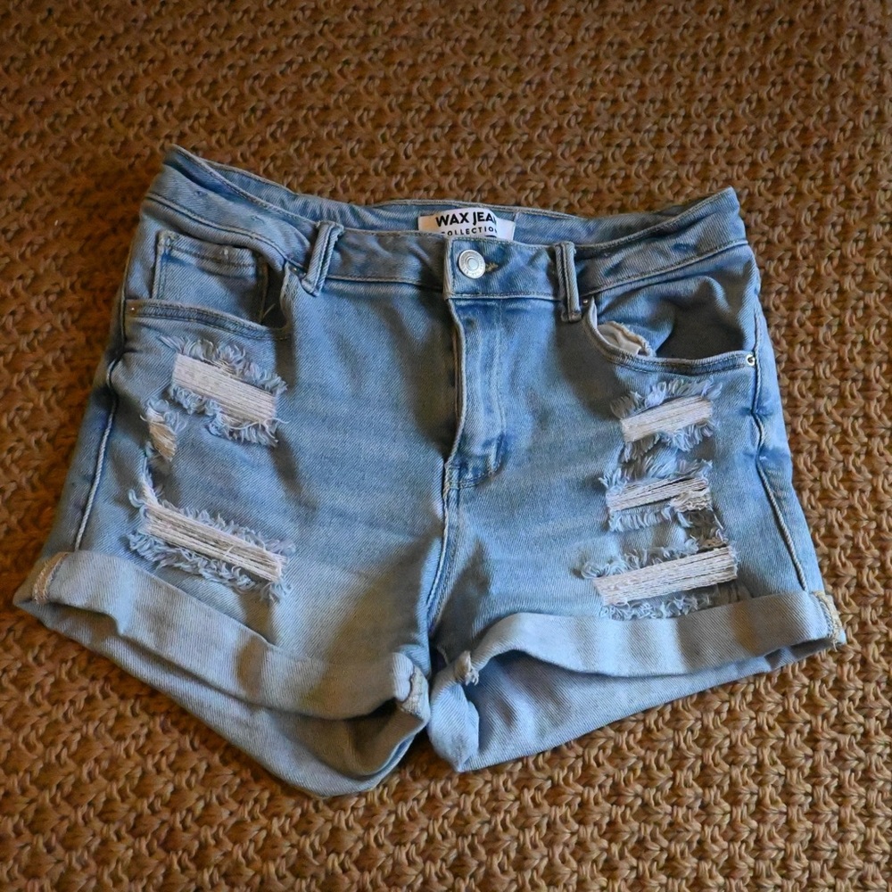 Waisted Denim Shorts (Size M)